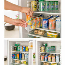 Load image into Gallery viewer, Kitchen Storage New Beers Soda Cans Holder Storage Kitchen Organization Fridge Rack Plastic Space
