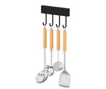 Load image into Gallery viewer, Black Stainless Steel Wall Mounted Kitchen Storage Rack Dish Drainer Plate Drying Pot Cover Cutlery Holder Oragnizer Accessories
