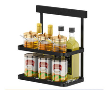 Load image into Gallery viewer, Black Stainless Steel Wall Mounted Kitchen Storage Rack Dish Drainer Plate Drying Pot Cover Cutlery Holder Oragnizer Accessories
