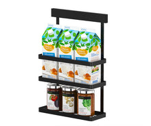 Load image into Gallery viewer, Black Stainless Steel Wall Mounted Kitchen Storage Rack Dish Drainer Plate Drying Pot Cover Cutlery Holder Oragnizer Accessories
