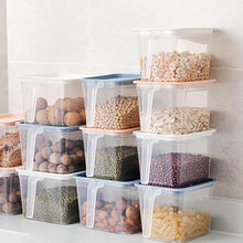 Load image into Gallery viewer, 5/1PCS Kitchen Transparent Storage Box Sealed Jar Grains Beans Storage Organizer Food Containers Refrigerator Storage Boxes
