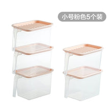 Load image into Gallery viewer, 5/1PCS Kitchen Transparent Storage Box Sealed Jar Grains Beans Storage Organizer Food Containers Refrigerator Storage Boxes
