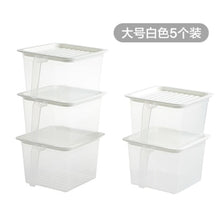 Load image into Gallery viewer, 5/1PCS Kitchen Transparent Storage Box Sealed Jar Grains Beans Storage Organizer Food Containers Refrigerator Storage Boxes
