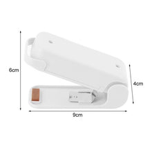 Load image into Gallery viewer, Portable Bag Clips Handheld Mini Electric Heat Sealing Machine Impulse Sealer Household Plastic Bag Sealer Home Supplies
