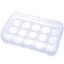 Load image into Gallery viewer, 15 Grids Egg Storage Box Egg Case Organizer Holder Box Container Dispenser Home Kitchen Storage Egg Storage Box
