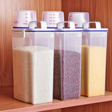 Load image into Gallery viewer, Storage Box Moisture-Proof Rice Cylinder With Flour Sealed Barrel Kitchen Thick Plastic Cover Insect-Proof Rice Barrel Rice Box
